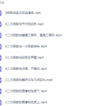 猿辅导王博中考数学初三二次函数9讲完结-学霸网