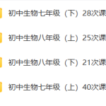 初中生物七上七下八上八下全套共114节-学霸网
